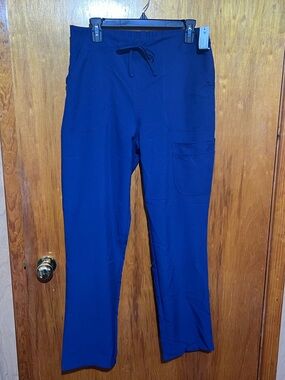 Scrubstar Pants Size Small  With Side Pockets Indigo Color (Dark Blue) NWT
